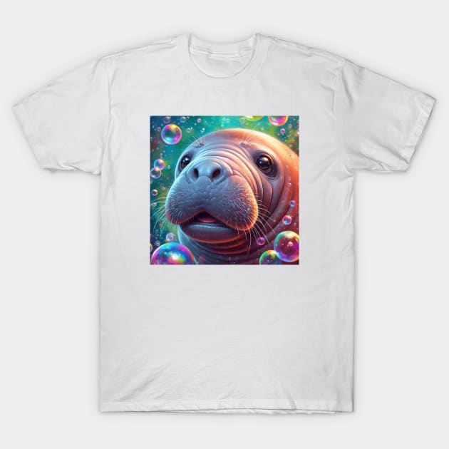 Baby Manatee T-Shirt by dinokate